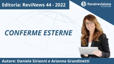 revinews: conferme esterne - fiscal revisione - formazione revisori legali