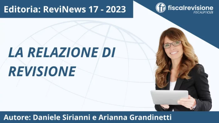 revinews: la relazione di revisione - fiscal revisione - formazione revisori legali