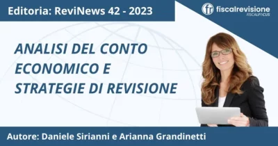 revinews: analisi del conto economico e strategie di revisione - fiscal revisione - formazione revisori legali