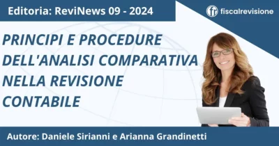 principi e procedure dell'analisi comparativa nella revisione contabile - fiscal revisione - formazione revisori legali