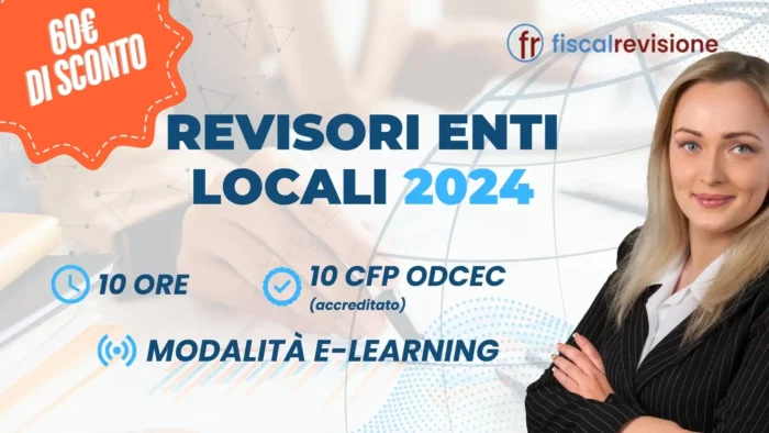 revisori enti locali 2024 - fiscal revisione - formazione revisori legali