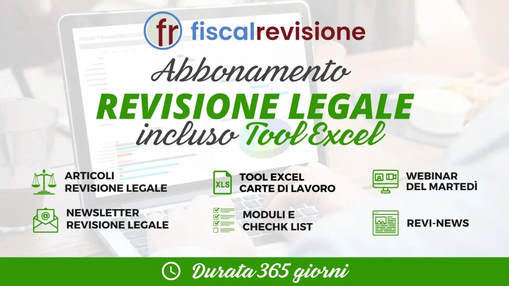 abbonamento revisione legale + tool excel aggiornato 2025